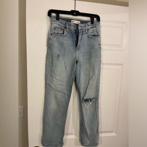 Zara jeans with rips